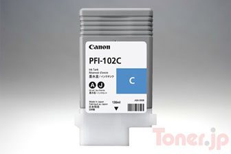 CANON PFI-102C (染料シアン) インクタンク 純正