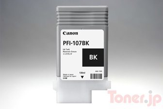 CANON PFI-107BK (染料ブラック) インクタンク 純正