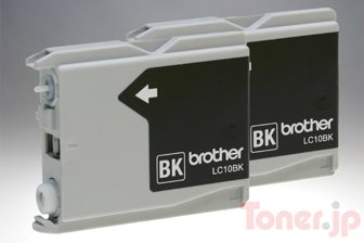 ブラザー LC10BK-2PK (お徳用黒2個パック) インクカートリッジ 純正