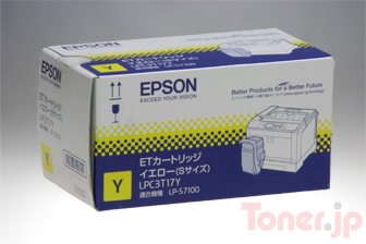 Toner.jp】エプソン LPC3T17Y ETカートリッジ (イエロー) (Sサイズ Toner.jp】エプソン LPC3T17Y ETカートリッジ (イエロー) (Sサイズ