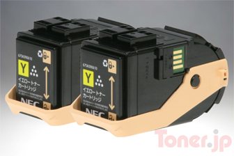 NEC PR-L9010C-11W (イエロー) トナーカートリッジ 純正 (2本セット)