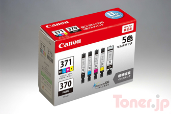 Toner.jp】CANON BCI-371(BK/C/M/Y)+BCI-370 マルチパック (標準) 純正