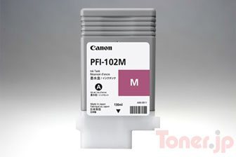 CANON PFI-102M (染料マゼンタ) インクタンク 純正