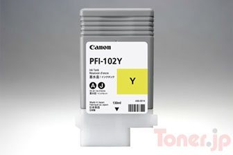 Canon - CANON　インクカートリッジ PFI-102Y　イエロー Amazon.com: Canon PFI-102Y 0898B001AA ImagePrograf iPF500