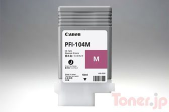 在庫処分 激安 Toner.jp】CANON PFI-104M (染料マゼンタ) インクタンク 純正 プリンター・複合機