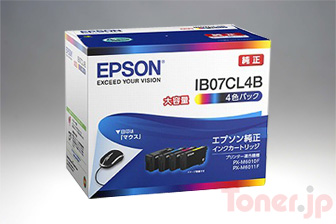 エプソン IB07CL4B (4色パック) 大容量インクカートリッジ 純正