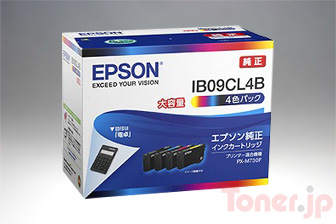 エプソン IB09CL4B (4色パック) 大容量インクカートリッジ 純正