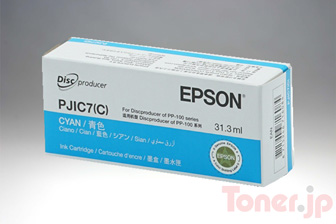 Toner.jp】エプソン PJIC7C (シアン) インクカートリッジ 純正
