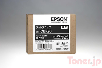 エプソン ICBK96 (フォトブラック) インクカートリッジ 純正
