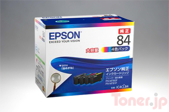 Toner.jp】エプソン IC4CL84 (4色パック大容量) インクカートリッジ ...