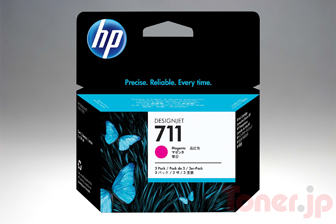 HP711 (CZ135A) (マゼンタ) (29ml×3) インクカートリッジ 純正