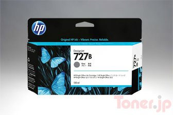 HP727B フォトブラック 130ml HP727Bｲﾝｸｶｰﾄﾘｯｼﾞ ｸﾞﾚｰ300ml HP