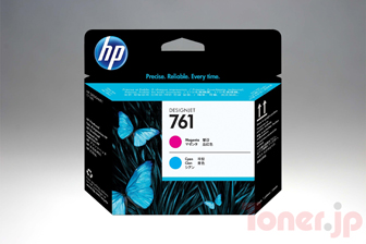 Toner.jp】HP761 (CH646A) (マゼンタ/シアン) プリントヘッド 純正