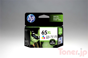 HP65XL (N9K03AA) カラー (増量) インクカートリッジ 純正