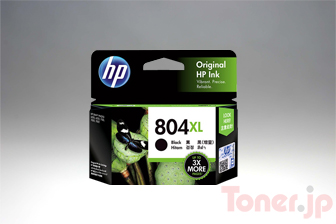 まとめ)HP HP804XL インクカートリッジ黒(増量) T6N12AA 1個