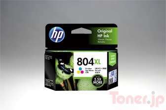 HP804XL (T6N11AA) カラー (増量) インクカートリッジ 純正