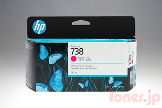 Toner.jp】HP738B (498P6A) (ブラック) インクカートリッジ 純正