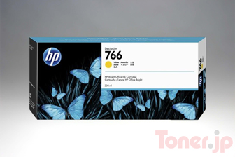 Toner.jp】HP766 (P2V91A) (イエロー) インクカートリッジ 純正