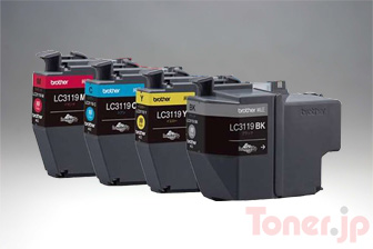 Toner.jp】ブラザー LC3119-4PK (お徳用4色パック) 大容量タイプ ...