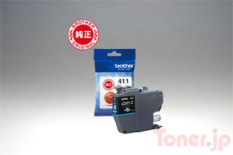 〔まとめ〕ブラザー インクカートリッジ LC411C シアン〔×3セット〕 まとめ〕ブラザー インクカートリッジ LC411C シアン〔×3セット〕