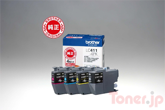 新品未使用 ブラザー純正インクカートリッジ4色パックLC411　エコパッケージ Brother LC411 4PK インクカートリッジ 3箱セット ブラザー工業 LC411