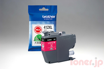 Toner.jp】ブラザー LC412-4PK (4色パック) インクカートリッジ 純正